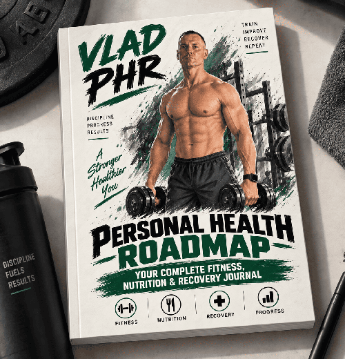 Spiral-bound Personal Health Roadmap journal